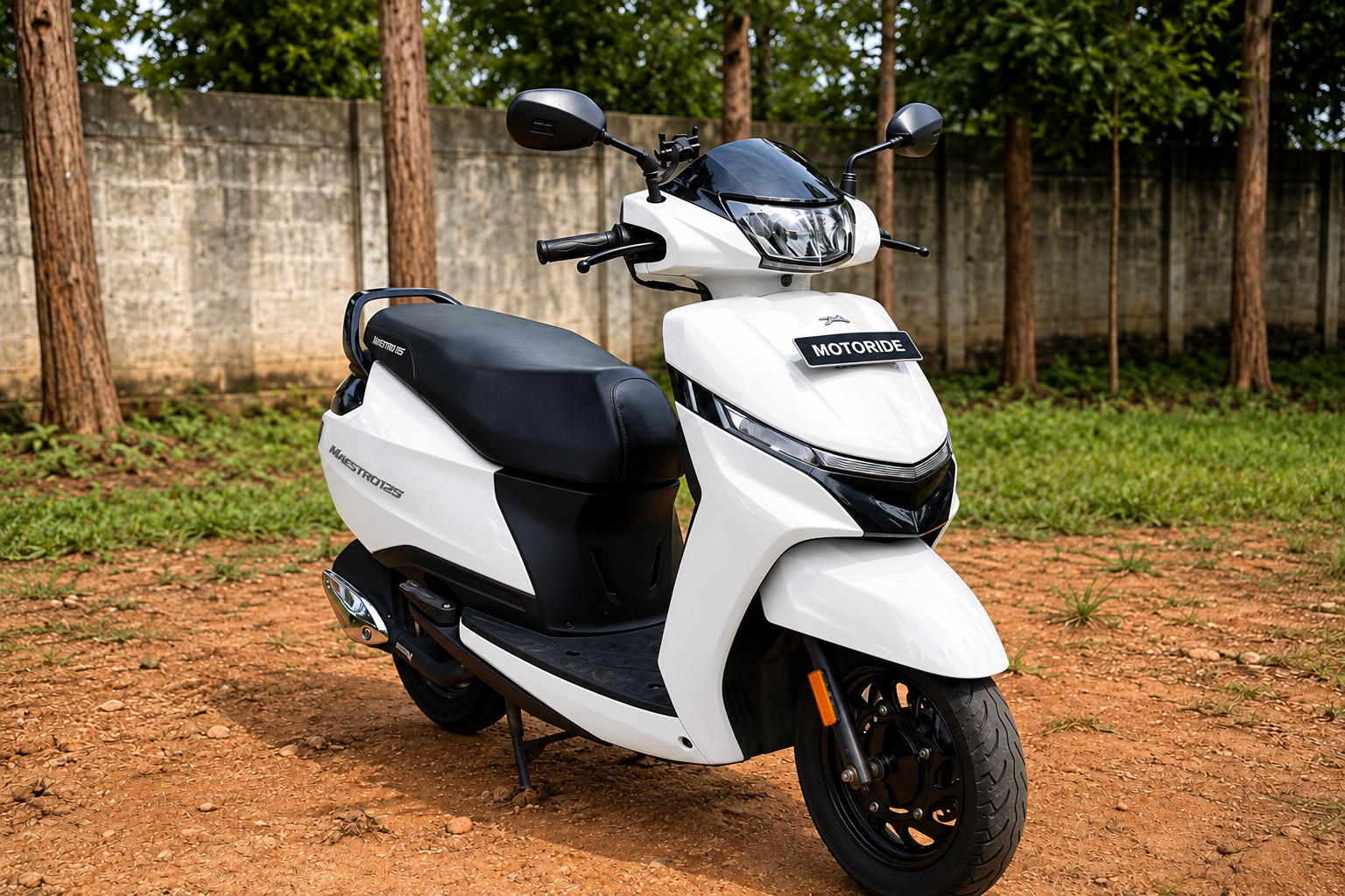 TVS Jupiter - Lunar White